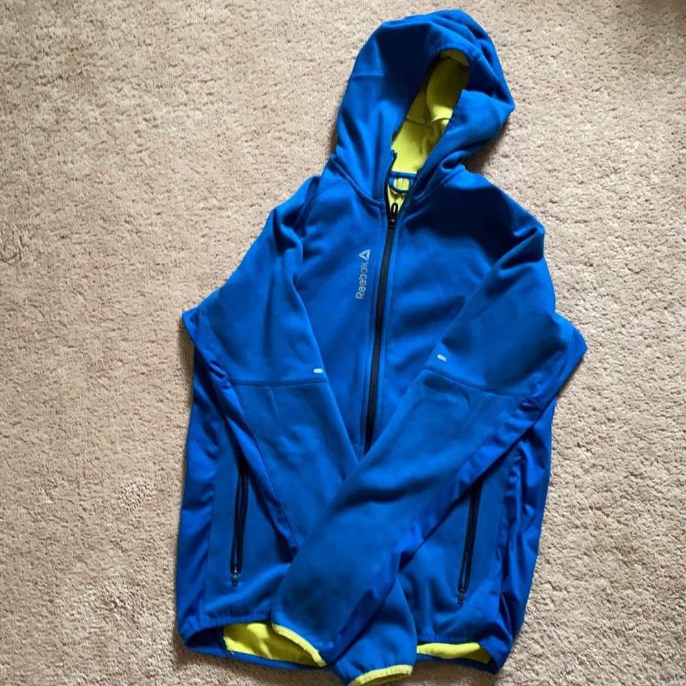 Reebok zip up sweater or light jacket